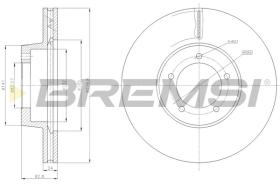 BREMSI CD6380V - B. DISC LDV