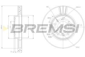 BREMSI CD6712V - B. DISC BMW