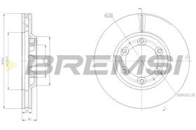 BREMSI CD7946V - B. DISC ISUZU