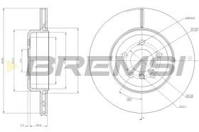 BREMSI CD8037V - B. DISC BMW