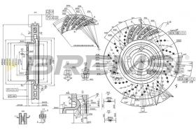 BREMSI CD8054V - B. DISC MERCEDES-BENZ