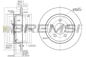 BREMSI CD8288S - B. DISC JEEP