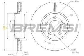 BREMSI CD8664V - B. DISC VW, AUDI, SKODA, SEAT