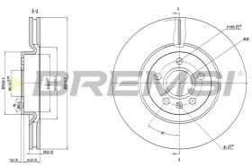 BREMSI CD8693V - B. DISC VOLVO