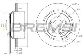 BREMSI CD8764V - B. DISC MERCEDES-BENZ