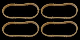 3RG Industrial 83629 - KIT JUNTAS COLECTOR ADMISION (4 PCS)