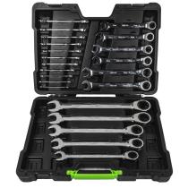 JBM 54041 - SET DE 22 LLAVES COMBINADAS CON TRINQUETE