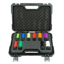 JBM 53988 - KIT DE 10 VASOS IMPACTO DE 1/2' ESPECIAL EXTRACCIÓN RUEDAS