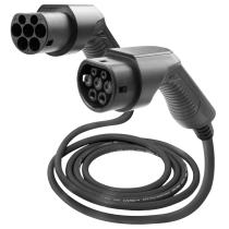 JBM 54056 - CABLE DE CARGA PARA COCHE ELÉCTRICO, 11KW, 16 A, TIPO 2 A TI