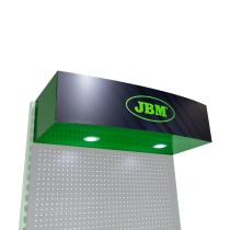 JBM 14947 - CABEZAL CON ILUMINACIÓN PARA EXPOSITOR DE HERRAMIENTAS