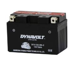 DYNAVOLT DTX12ABSC - BATERIA MOTO AGM  10  AH 150  87  105   +____-  CUADRADO