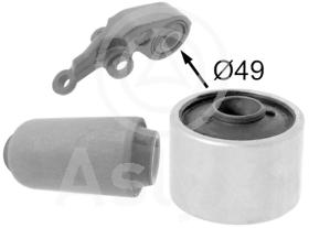 ASLYX AS601217 - JGO SILENTBLOCS TRAPC DELT NISSAN ALMERA '02-