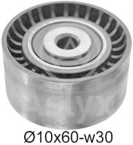 ASLYX AS601225 - RODILLO TENSOR CORREA RENAULT2.0D M9R-1.2TCE-0.9TCE