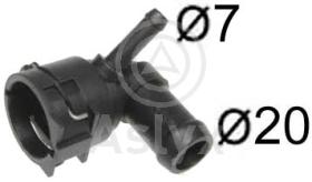 ASLYX AS601716 - CONECTOR ACODADO VW 20MM   PIPETA