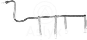 ASLYX AS601767 - RETORNO INYECTORES PSA 2.0DW10DELPHI