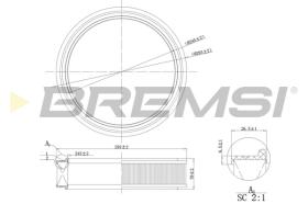 BREMSI FA0126 - CONO MONTAJE FUELLE 88 MM