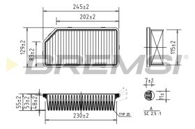 BREMSI FA0537 - CONO MONTAJE FUELLE 88 MM
