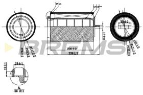 BREMSI FA0543 - FILTER