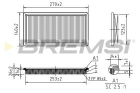 BREMSI FA0547 - CONO MONTAJE FUELLE 88 MM