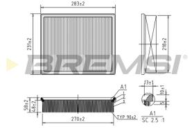 BREMSI FA0551 - CONO MONTAJE FUELLE 88 MM
