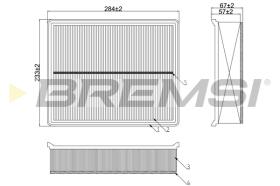 BREMSI FA0552 - FILTER