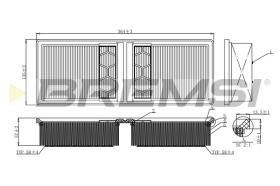 BREMSI FA0554 - CONO MONTAJE FUELLE 88 MM