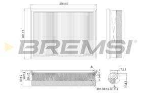 BREMSI FA0557 - AIR FILTER OPEL, PEUGEOT, CITROEN, DS