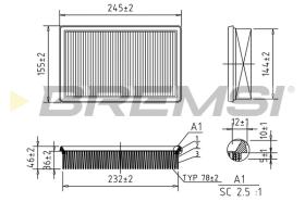 BREMSI FA0565 - FILTER