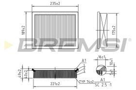 BREMSI FA0571 - CONO MONTAJE FUELLE 88 MM