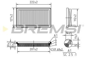 BREMSI FA0587 - CONO MONTAJE FUELLE 88 MM