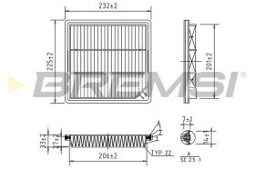 BREMSI FA0593 - FILTER