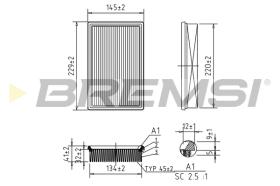 BREMSI FA0600 - FILTER