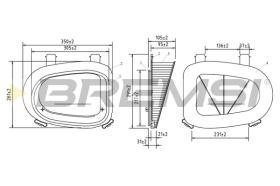 BREMSI FA0638 - AIR FILTER BMW