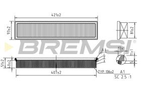 BREMSI FA1020 - FILTER