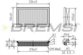 BREMSI FA1023 - FILTER
