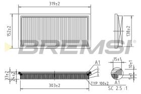 BREMSI FA1031 - FILTER