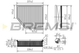 BREMSI FA1036 - FILTER
