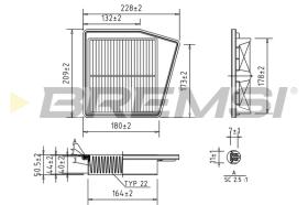 BREMSI FA1050 - FILTER