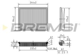 BREMSI FA1060 - CONO MONTAJE FUELLE 88 MM