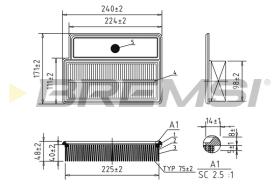BREMSI FA1065 - FILTER