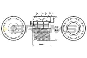 BREMSI FA1070 - CONO MONTAJE FUELLE 88 MM