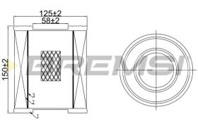 BREMSI FA1071 - FILTER
