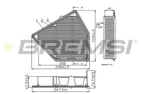 BREMSI FA1076 - FILTER