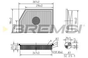 BREMSI FA1086 - FILTER