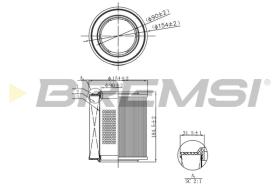 BREMSI FA1103 - CONO MONTAJE FUELLE 88 MM