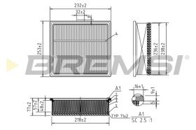 BREMSI FA1105 - CONO MONTAJE FUELLE 88 MM