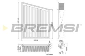 BREMSI FA1106 - CONO MONTAJE FUELLE 88 MM