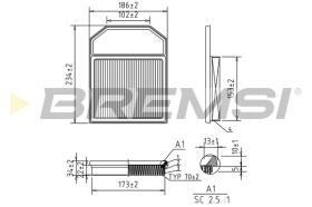 BREMSI FA1120 - CONO MONTAJE FUELLE 88 MM