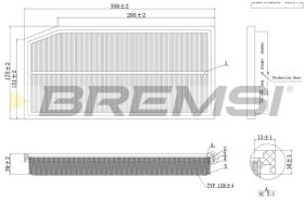 BREMSI FA1124 - CONO MONTAJE FUELLE 88 MM