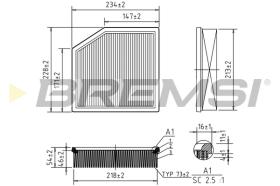 BREMSI FA1128 - CONO MONTAJE FUELLE 88 MM